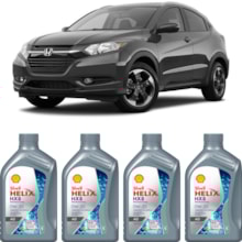 Kit 4 Óleo Honda HR-V 1.5 16v Helix HX8 AG 0W-20 Shell