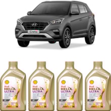 Kit 4 Óleo Hyundai Creta 1.6 16v Helix Ultra AV 5W-40 Shell