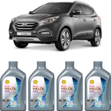 Kit 4 Óleo Hyundai iX35 2.0 16v Helix HX8 AG 0W-20 Shell