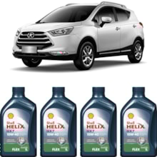 Kit 4 Óleo Jac J5 1.5 16v MPFI Helix HX7 SP 10W-40 Shell