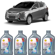 Kit 4 Óleo Jac T40 1.5 16v Helix HX8AV 5W-40 Shell