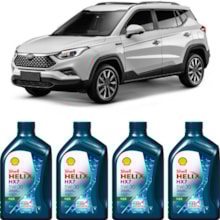 Kit 4 Óleo Jac T60 Plus 1.5 16v Helix HX7 Flex 5W-30 Shell
