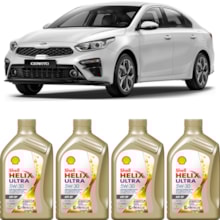 Kit 4 Óleo Kia Cerato 1.6 16v MPI Helix Ultra SP 5W-30 Shell