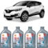 Kit 4 Óleo Renault Captur 1.6 SMPFI Helix HX8AV 5W-40 Shell