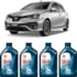 Kit 4 Óleo Toyota Etios 1.3 16v Helix HX7 Flex 5W-30 Shell