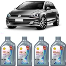 Kit 4 Óleo Volkswagen Golf 1.0 12v Helix HX8AV 5W-40 Shell