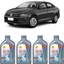 Kit 4 Óleo Volkswagen Virtus 1.0 12v Helix HX8AV 5W-40 Shell