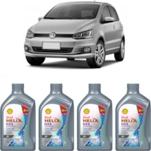 Kit 4 Óleo Vw Fox 1.0 12v MPI Helix HX8AV 5W-40 Shell