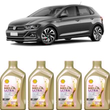Kit 4 Óleo Vw Polo 1.4 GTS TSI Helix Ultra AV 5W-40 Shell