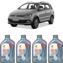 Kit 4 Óleo Vw Spacecross 1.6 16v Helix HX8AV 5W-40 Shell
