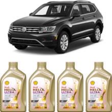 Kit 4 Óleo Vw Tiguan Allspace 1.4 Helix Ultra AV 5W-40 Shell