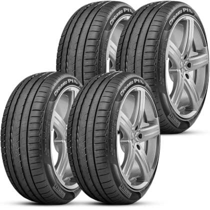 Kit 4 Pneus Aro 15 195/55R15 85V Pirelli Cinturato P1 +