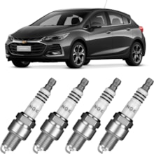Kit 4 Velas Ignição GM Cruze Tracker 1.4 Laser Iridium NGK