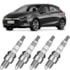 Kit 4 Velas Ignição GM Cruze Tracker 1.4 Laser Iridium NGK