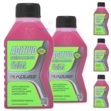 Kit 5 Aditivo Radiador Sintético Pronto Uso Rosa Koube Kit 5 Aditivo Radiador Sintético Pronto Uso Rosa Koube