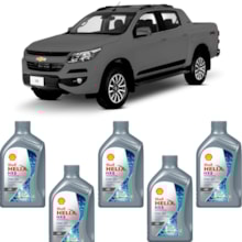 Kit 5 Óleo Chevrolet S10 2.5 16v Helix HX8 AG 0W-20 Shell