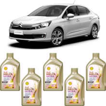 Kit 5 Óleo Citroen C4 Lounge Helix Ultra ECT C2 5W-30 Shell
