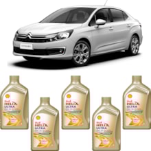 Kit 5 Óleo Citroen C4 Lounge Helix Ultra ECT C2C3 0W30 Shell