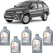 Kit 5 Óleo Fiat Palio Weekend 1.6 Helix HX8 AF 5W-30 Shell