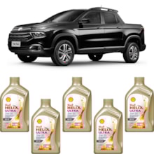 Kit 5 Óleo Fiat Toro 2.0 16v Helix Ultra ECT C2 5W-30 Shell