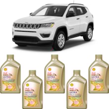 Kit 5 Óleo Jeep Compass 1.3 Helix Ultra ECT C2/C3 0W30 Shell