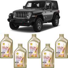 Kit 5 Óleo Jeep Wrangler 2.0 Helix Ultra ECT C2 5W-30 Shell