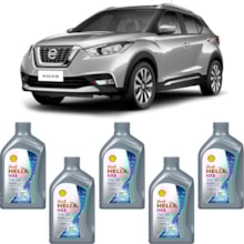 Kit 5 Óleo Nissan March 1.6 16v Helix HX8 SP 5W-30 Shell
