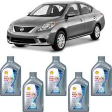 Kit 5 Óleo Nissan Versa 1.6 16v Helix HX8 SP 5W-30 Shell