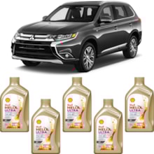 Kit 5 Óleo Outlander 2.0 16v IE Helix Ultra AV 5W-40 Shell