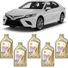 Kit 5 Óleo Toyota Camry 3.5 24v Helix Ultra SP 5W-30 Shell