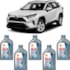 Kit 5 Óleo Toyota Rav4 2.5 16v Helix HX8 SP 5W-30 Shell