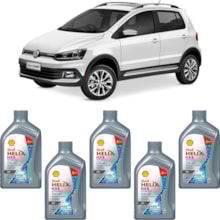 Kit 5 Óleo Volkswagen Crossfox 1.6 Helix HX8AV 5W-40 Shell