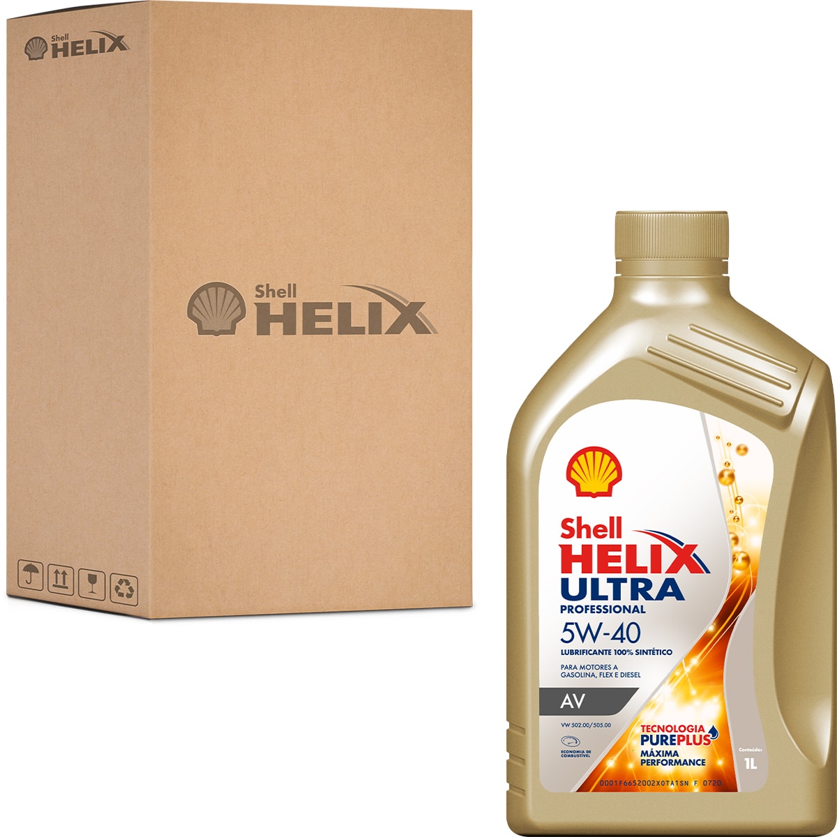 Kit 6 Óleo Jac T8 2.0 16v IE/ T Helix Ultra AV 5W-40 Shell - Box