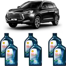 Kit 6 Óleo Jac T80 2.0 16v Helix HX7 Flex 5W-30 Shell