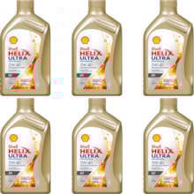 Kit 6 Óleo Renault Sandero 2.0 Helix Ultra AV 5W-40 Shell