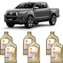 Kit 6 Óleo Toyota Hilux 2.7 16v Helix Ultra SP 5W-30 Shell