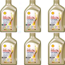 Kit 6 Óleo Toyota Sw4 2.7 SMPFI Helix Ultra SP 5W-30 Shell