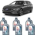 Kit 6 Óleo Volvo V60 1.5 16v DFI Helix HX8 AG 0W-20 Shell