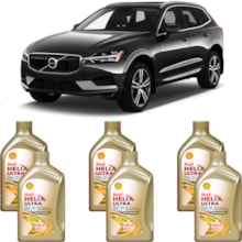 Kit 6 Óleo Volvo XC60 2.4 Helix Ultra ECT C2/C3 0W-30 Shell