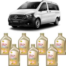 Kit 7 Óleo Mb Vito 111 CDI Helix Ultra ECT C2/C3 0W-30 Shell