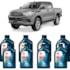 Kit 8 Óleo Toyota Hilux 2.8 16v Helix HX7 Flex 5W-30 Shell