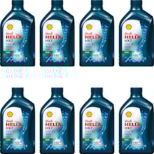 Kit 8 Óleo Toyota Hilux 2.8 16v Helix HX7 Flex 5W-30 Shell