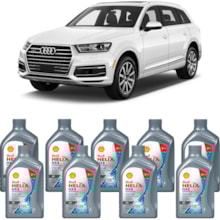 Kit 9 Óleo Audi Q7 3.0 24v V6 TDI Helix HX8AV 5W-40 Shell