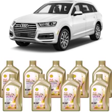 Kit 9 Óleo Audi Q7 3.0 24v V6 TDI Helix Ultra AV 5W40 Shell