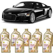 Kit 9 Óleo Audi R8 5.2 40v V10 Helix Ultra AV 5W-40 Shell