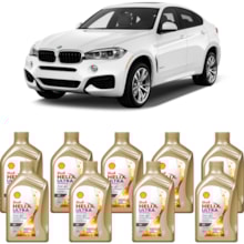 Kit 9 Óleo BMW X6M 4.4 32v V8 Helix Ultra AV 5W-40 Shell