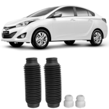 Kit Batente Coifa Dianteiro Hyundai HB20 2012 a 2016 Sampel