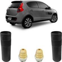 Kit Batente Coifa Suspensão Traseira Fiat Palio Sport Axios