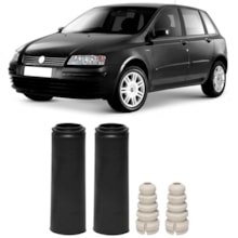 Kit Batente Coifa Traseiro Fiat Stilo 2003 a 2011 Sampel Kit Batente Coifa Traseiro Fiat Stilo 2003 a 2011 Sampel