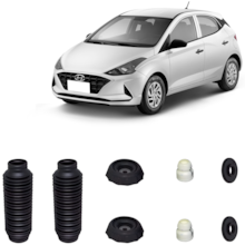 Kit Coxim Batente Coifa Amortecedor HB20 2013 a 2023 Axios Kit Coxim Batente Coifa Amortecedor HB20 2013 a 2023 Axios